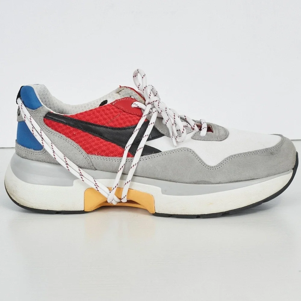 Diadora N9000 H Italia Mens 8.5 Multicolor Suede Mesh Retro 1990‎ Sneakers
